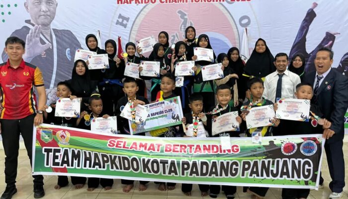 Hapkido Padang Panjang Raih The Best Team di Kejuaraan YOC Cup II