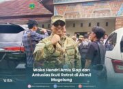 Wako Hendri Arnis Siap dan Antusias Ikuti Retret di Akmil Magelang