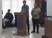 Momen Haru Riyanda Putra dan Jeffry Hibatullah saat Ditetapkan KPU Sawahlunto Sebagai Wali Kota dan Wakil Wali Kota