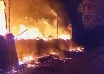 Kebakaran Menghanguskan Rumah di Korong Kayu Mudo, Nagari Gunuang Padang Alai