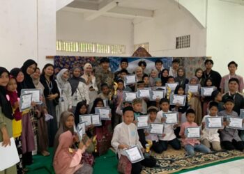Peringati Isra Mi’raj, Mahasiswa KKN UNAND di Nagari Lareh Nan Panjang Selatan Adakan Lomba MTQ