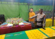 Kapolsek Sutera Tutup Permainan Pasar Malam yang Terindikasi Perjudian