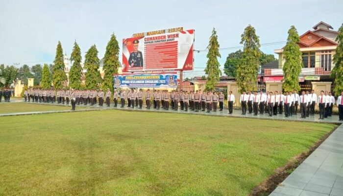 Polres Pasaman Barat Gelar Operasi Singgalang 2025