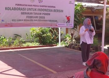 Kolaborasi Kecamatan Lubeg dan Pegadaian, Edukasi Warga Pengurangan Sampah di Padang