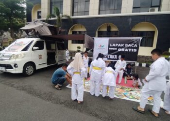 Giatkan Gemar Membaca, SDN 05 Pauh Lubuk Sikaping Adakan “Aku, Buku dan Camping Candu”