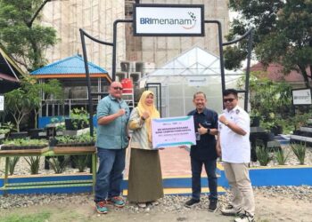 Program BRI Menanam Gandeng Bank Sampah Pancadaya Kuranji