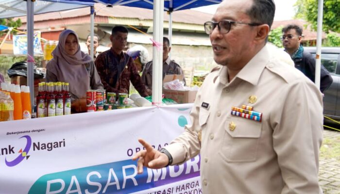 Pemkab Tanah Datar Gelar Pasar Murah Stabilkan Harga Pangan Selama Ramadan dan Idul Fitri 1446 H