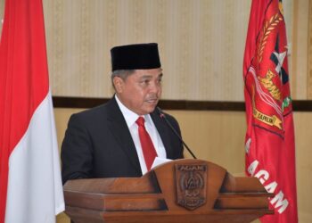 Bupati Agam Sampaikan Visi Misi pada Pidato Perdana