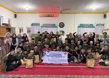 STTIND Kolaborasi dengan Tim Berbagi Nasi Padang Beri Makanan Berbuka Sahur, dan Perlengkapan Lebaran