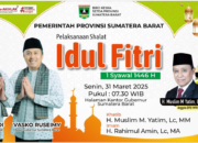 Anggota DPD RI dan Imam Besar Masjid Raya Syekh Ahmad Khatib Alminangkabawi Bakal Pimpin Salat Idulfitri