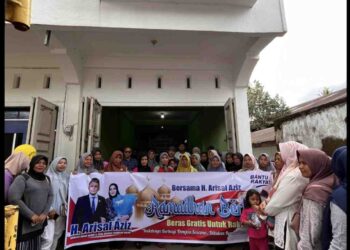 Kabupaten Pasbar Terima Bantuan Beras H. Arisal Aziz