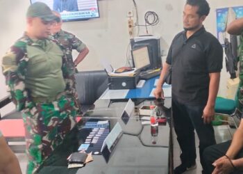 Intel Kodim 0307 Tanah Datar Tangkap Pengedar Narkoba di Padang Panjang