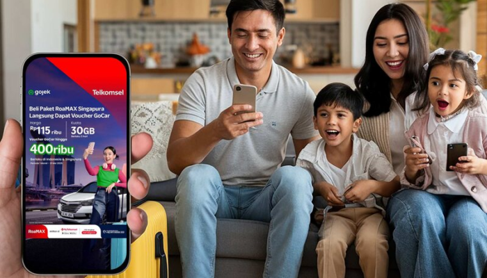 Telkomsel dan Gojek Hadirkan Paket RoaMAX dan Kupon Diskon GoCar di Singapura