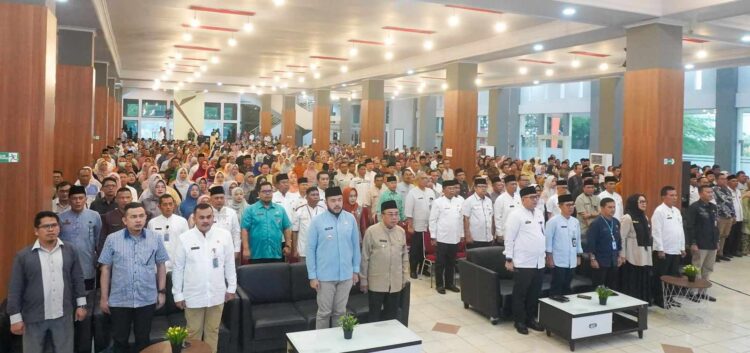 Wali Kota Padang mengumpulkan pejabat struktural di lingkungan Pemko Padang agar mendukung progul yang sudah ditetapkan. IST