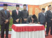 DPRD Pasbar Umumkan Penetapan Bupati dan Wabup Terpilih