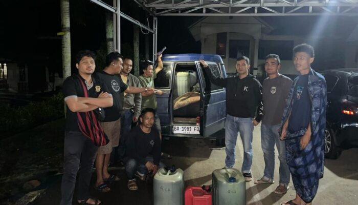 Polres Tanah Datar Amankan Penjual BBM Bersubsidi