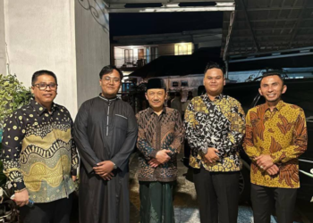 Wako Hendri dan Wawako Allex Silaturahmi ke Rumah Ketua DPRD dan Kapolres