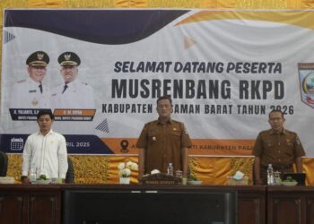 Wabup Pasbar Ajak Semua Pihak Beri Masukan untuk Pembangunan Daerah