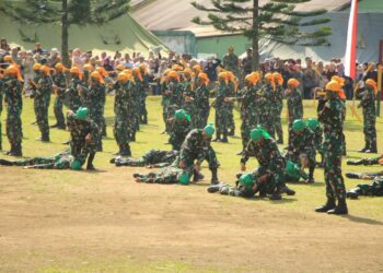 349 Siswa Ikuti Upacara Pelantikan dan Pendidikan Pertama Tamtama TNI AD