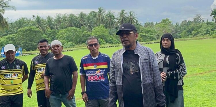 Presiden Josal FC, Arisal Aziz, turut hadir secara langsung untuk memberikan semangat dan dukungan moril kepada para pemainnya. IST