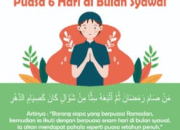 Pahala Puasa Sunnah Enam Hari di Bulan Syawal Setara dengan Puasa Satu Tahun