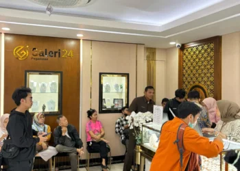 Lebaran Usai, Emas Pegadaian Galeri 24 Laris Manis Diburu Masyarakat