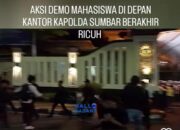 Aksi Damai di Mapolda Sumbar Dibalas Represi, 12 Orang Ditangkap Polisi