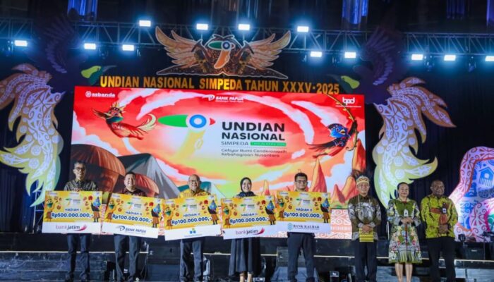 Asbanda dan Bank Papua Gelar Pengundian Tabungan Simpeda 2025, Ini Pemenangnya! 