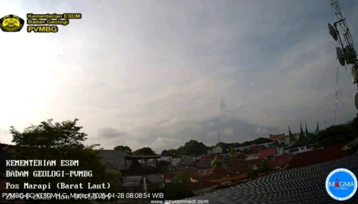 Gunung Marapi Erupsi Pagi Ini, Kolom Abu Capai 500 Meter
