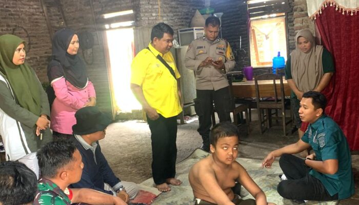 Ferdiansyah, Anak Penderita Hidrosefalus di Koto Batu Terima Bantuan