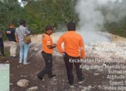 Semburan Lumpur Panas Muncul di Lahan Masyarakat di Kabupaten Mandailing Natal