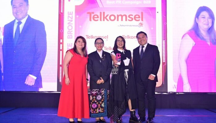 Kampanye Marketing B2B, Telkomsel Torehkan Penghargaan Bergensi Ajang PR Awards 2025