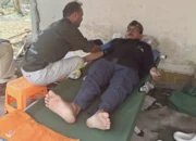 Saat Event Pacu Kuda, Wali Nagari Lareh Nan Panjang Relakan Jarum Menancap di Tangan