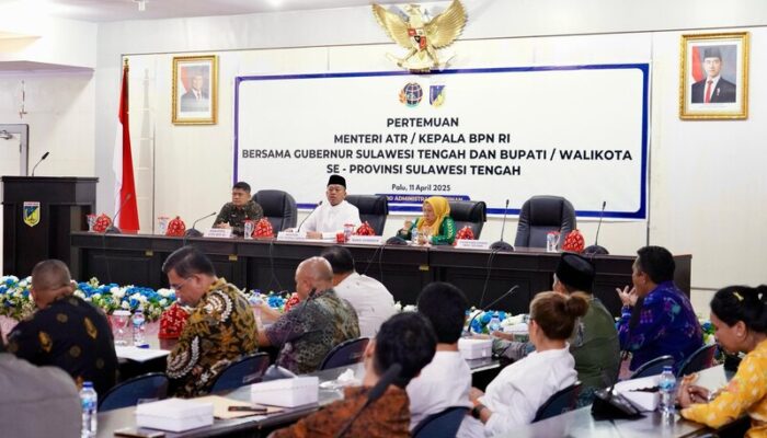 1,1 Juta Hektare Tanah di Sulteng Bisa Diberdayakan untuk Kepentingan Masyarakat