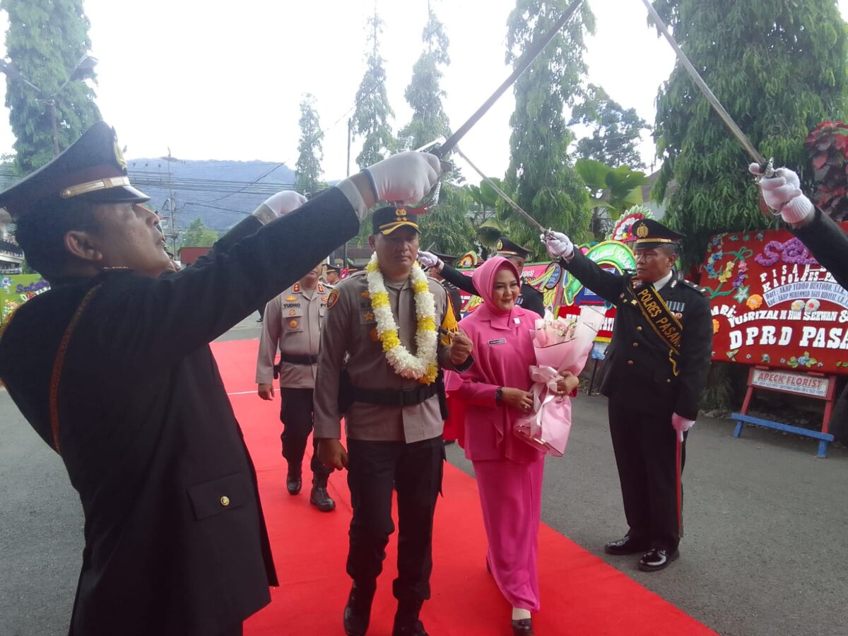 Pisah sambut Kapolres Pasaman, Selasa, (15/4).