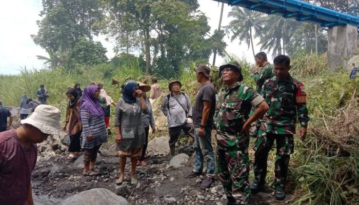 Pemnag Batipuah Ateh Bersama Koramil Laksanakan Goro di Kampung Pancasila