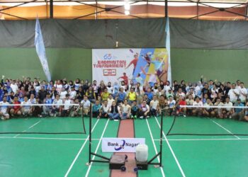Bank Nagari Gelar Turnamen Badminton Antar Cabang dalam Rangkaian HUT ke-63