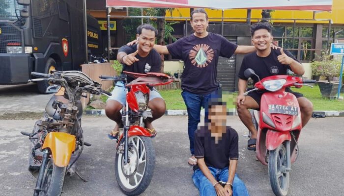 Polisi Amankan Dua Motor Curian, Begini Modus Palakunya