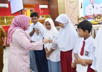 Bunda PAUD Kota Pariaman, Yosneli Balad menekankan pentingnya kesamaan hak anak berkebutuhan khusus atau ABK dalam menempuh jenjang pendidikan. IST