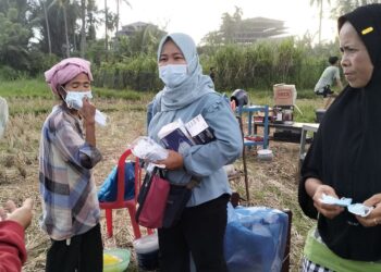 Pabrik Karet Terbakar, Puskesmas Lubeg Buka Posko Kesehatan Dekat TKP