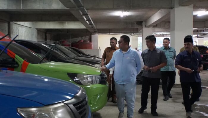 Pemko Padang Panjang Perketat Pengelolaan Aset, OPD Kumpulkan Kendaraan Dinas