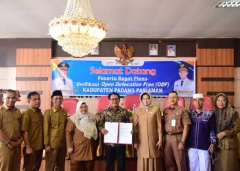 Pemkab Padang Pariaman secara resmi meluncurkan status Open Defecation Free (ODF) atau bebas dari praktik BABS. IST