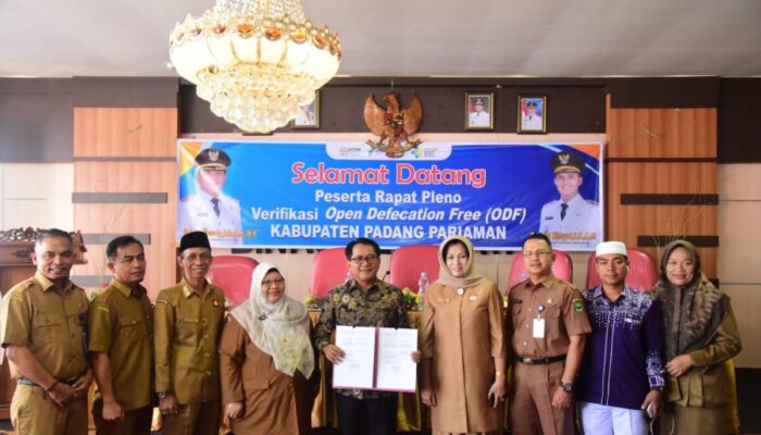 Padang Pariaman Bebas dari Praktik BAB Sembarangan