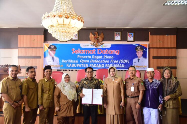 Pemkab Padang Pariaman secara resmi meluncurkan status Open Defecation Free (ODF) atau bebas dari praktik BABS. IST