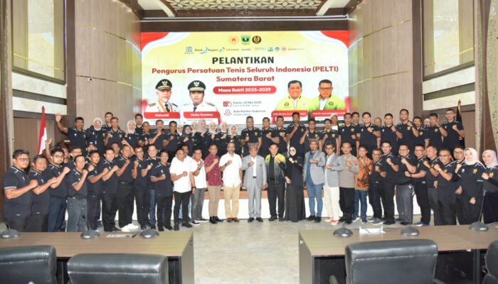 Resmi Dilantik Nurdin Halid, Syahrial Bakhtiar Bertekad Kibarkan Prestasi Petenis Sumbar