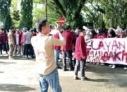 Mahasiswa Undhari Demo Damai Tuntut Peningkatan Layanan RSUD Sungai Dareh