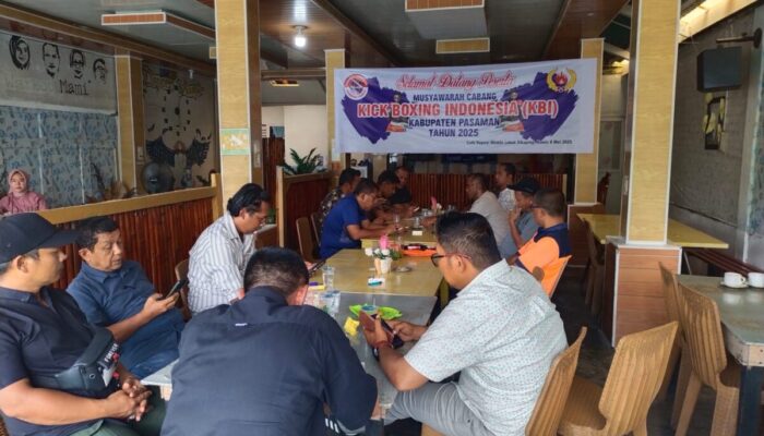 Terpilih Aklamasi, Indral Nahkodai Kick Boxing Kabupaten Pasaman Periode 2025-2029