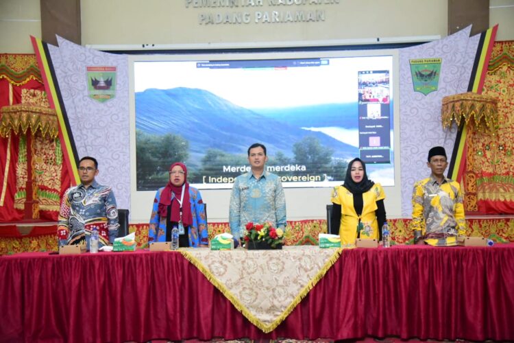 Kementerian Hak Asasi Manusia RI gelar kegiatan Penguatan Kapasitas HAM bagi Aparatur Sipil Negara (ASN) di Lingkungan Pemerintah Daerah, di Hall IKK Parit Malintang, Kamis (8/5).  IST