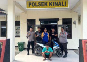 Pelaku Curanmor Kembali Dibekuk Tim Opsnal Polsek Kinali di Muara Kiawai Pasbar