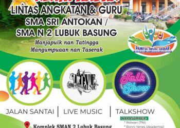 Alumni SMAN 2 Lubuk Basung Gelar Reuni Akbar Lintas Angkatan